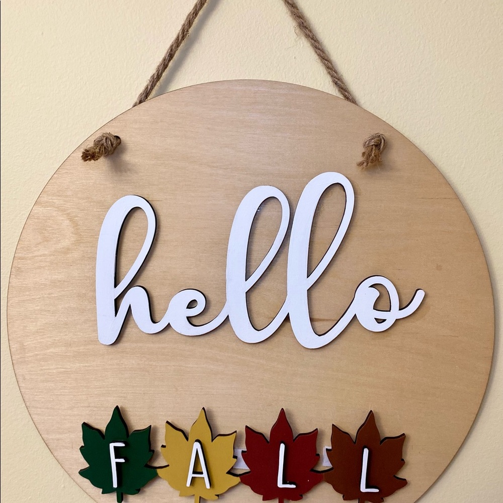 4 Seasons Interchangeable Door Hanger | Spring, Summer, Fall, Winter Door Hanger
